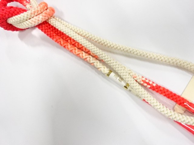 JAPANESE KIMONO / UNUSED HAND-TIED OBIJIME